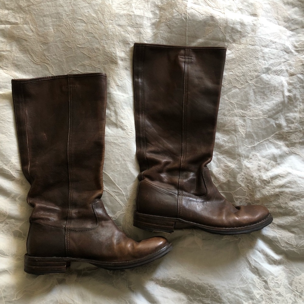 Dark brown Fiorentini & Baker knee high boots